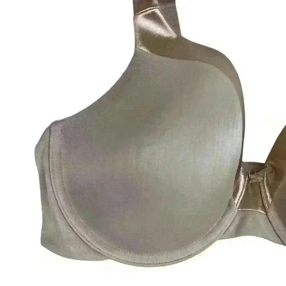 Vanity Fair Bra 40C Illumination Full Coverage‎ Underwire Tan Nude Satin 76338 - Picture 2 of 10